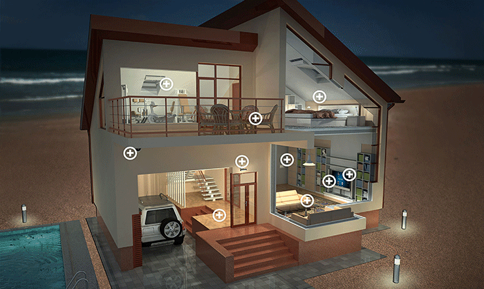 smart home background small